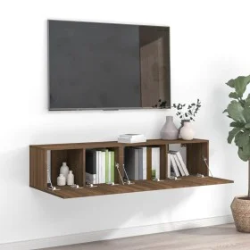 TV-Möbelset 2-teilig, braunes Eichensperrholz von vidaXL, TV-Möbel - Ref: Foro24-3120280, Preis: 83,97 €, Rabatt: %