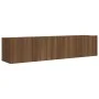 Set de muebles para TV 2 pzas madera contrachapada roble marrón de vidaXL, Muebles TV - Ref: Foro24-3120280, Precio: 83,97 €,...