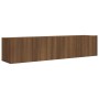 TV-Möbelset 2-teilig, braunes Eichensperrholz von vidaXL, TV-Möbel - Ref: Foro24-3120280, Preis: 85,40 €, Rabatt: %