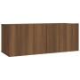 TV-Möbelset 2-teilig, braunes Eichensperrholz von vidaXL, TV-Möbel - Ref: Foro24-3120280, Preis: 85,40 €, Rabatt: %