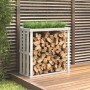 White pine wood outdoor firewood holder 108x52x106 cm by vidaXL, Firewood bags and holders - Ref: Foro24-822627, Price: 82,15...