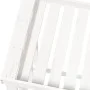 Brennholzhalter für den Außenbereich aus weißem Kiefernholz, 108 x 52 x 106 cm von vidaXL, Brennholztaschen und -halter - Ref...
