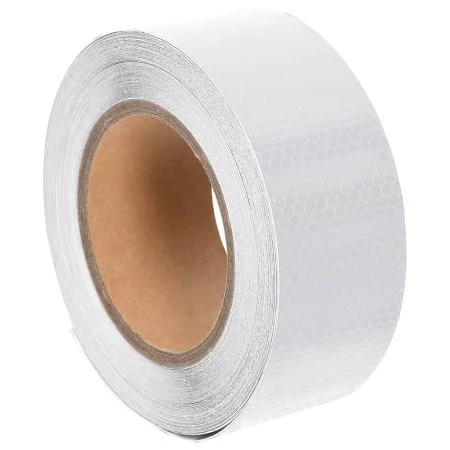 White PVC reflective adhesive tape 5 cm x 20 m by vidaXL, Road and traffic signs - Ref: Foro24-153116, Price: 14,11 €, Discou...