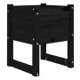 Massive Kiefer Pflanzgefäß schwarz 40x40x52,5 cm von vidaXL, Töpfe und Pflanzgefäße - Ref: Foro24-822115, Preis: 39,64 €, Rab...