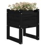 Massive Kiefer Pflanzgefäß schwarz 40x40x52,5 cm von vidaXL, Töpfe und Pflanzgefäße - Ref: Foro24-822115, Preis: 41,04 €, Rab...