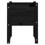 Solid black pine wood planter 40x40x52.5 cm by vidaXL, Pots and planters - Ref: Foro24-822115, Price: 39,64 €, Discount: %