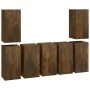 Muebles para TV 7 uds contrachapado roble ahumado 30,5x30x60 cm de vidaXL, Muebles TV - Ref: Foro24-3120335, Precio: 191,63 €...