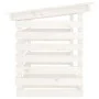 Solid white pine wood firewood rack 108x73x79 cm by vidaXL, Accessories for bags and firewood holders - Ref: Foro24-822228, P...