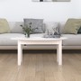Couchtisch aus massivem weißem Kiefernholz, 80 x 40 x 35 cm von vidaXL, Couchtisch - Ref: Foro24-822348, Preis: 52,66 €, Raba...