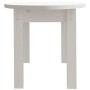 Couchtisch aus massivem weißem Kiefernholz, 80 x 40 x 35 cm von vidaXL, Couchtisch - Ref: Foro24-822348, Preis: 52,66 €, Raba...