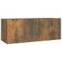 TV-Möbel-Set 2 Stück Räuchereiche Sperrholz von vidaXL, TV-Möbel - Ref: Foro24-3120281, Preis: 73,69 €, Rabatt: %
