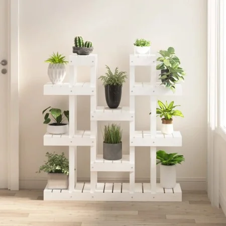 Plant support solid white pine wood 104.5x25x109.5cm by vidaXL, Pot stands - Ref: Foro24-822093, Price: 120,67 €, Discount: %