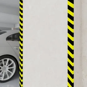 Corner protectors 2 pcs PU yellow and black 6x2x101.5 cm by vidaXL, Parking signs and fords - Ref: Foro24-153100, Price: 25,8...