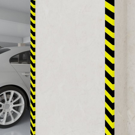 Corner protectors 2 pcs PU yellow and black 6x2x101.5 cm by vidaXL, Parking signs and fords - Ref: Foro24-153100, Price: 27,1...