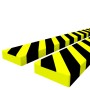Corner protectors 2 pcs PU yellow and black 6x2x101.5 cm by vidaXL, Parking signs and fords - Ref: Foro24-153100, Price: 27,1...