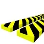 Corner protectors 2 pcs PU yellow and black 6x2x101.5 cm by vidaXL, Parking signs and fords - Ref: Foro24-153100, Price: 25,8...