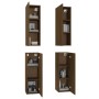 TV-Möbel 4 Stück Eiche braun Sperrholz 30,5x30x90cm von vidaXL, TV-Möbel - Ref: Foro24-3120331, Preis: 165,61 €, Rabatt: %