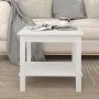 Couchtisch aus massivem weißem Kiefernholz, 50 x 50 x 45 cm von vidaXL, Couchtisch - Ref: Foro24-822278, Preis: 76,97 €, Raba...