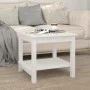 Couchtisch aus massivem weißem Kiefernholz, 50 x 50 x 45 cm von vidaXL, Couchtisch - Ref: Foro24-822278, Preis: 76,97 €, Raba...