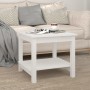 Couchtisch aus massivem weißem Kiefernholz, 50 x 50 x 45 cm von vidaXL, Couchtisch - Ref: Foro24-822278, Preis: 80,32 €, Raba...