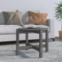Mesa de centro de madera maciza de pino gris 62,5x45 cm de vidaXL, Mesas de centro - Ref: Foro24-822304, Precio: 44,53 €