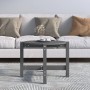 Mesa de centro de madera maciza de pino gris 62,5x45 cm de vidaXL, Mesas de centro - Ref: Foro24-822304, Precio: 44,53 €