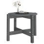 Mesa de centro de madera maciza de pino gris 62,5x45 cm de vidaXL, Mesas de centro - Ref: Foro24-822304, Precio: 44,53 €