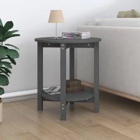 Solid gray pine wood coffee table Ø55x60 cm by vidaXL, Coffee table - Ref: Foro24-822354, Price: 46,36 €, Discount: %