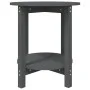 Solid gray pine wood coffee table Ø55x60 cm by vidaXL, Coffee table - Ref: Foro24-822354, Price: 46,36 €, Discount: %