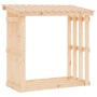 Gestell aus massivem Kiefernholz 108x64,5x109 cm von vidaXL, Zubehör für Taschen und Brennholzhalter - Ref: Foro24-822427, Pr...