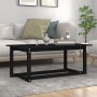 Solid black pine wood coffee table 110x55x45 cm by vidaXL, Coffee table - Ref: Foro24-822171, Price: 79,03 €, Discount: %