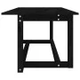 Couchtisch aus massivem schwarzem Kiefernholz, 110 x 55 x 45 cm von vidaXL, Couchtisch - Ref: Foro24-822171, Preis: 78,03 €, ...
