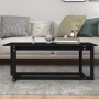Solid black pine wood coffee table 110x55x45 cm by vidaXL, Coffee table - Ref: Foro24-822171, Price: 79,03 €, Discount: %