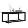 Couchtisch aus massivem schwarzem Kiefernholz, 110 x 55 x 45 cm von vidaXL, Couchtisch - Ref: Foro24-822171, Preis: 78,03 €, ...