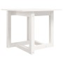 Couchtisch aus massivem weißem Kiefernholz, 50 x 50 x 45 cm von vidaXL, Couchtisch - Ref: Foro24-822173, Preis: 49,42 €, Raba...