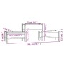 Solid gray pine wood planter 245.5x44x75 cm by vidaXL, Pots and planters - Ref: Foro24-822254, Price: 186,55 €, Discount: %