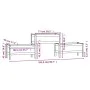 Solid gray pine wood planter 245.5x44x75 cm by vidaXL, Pots and planters - Ref: Foro24-822254, Price: 184,25 €, Discount: %