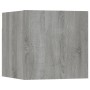 TV-Wandschrank-Set aus grauem Sonoma-Sperrholz von vidaXL, TV-Möbel - Ref: Foro24-3120303, Preis: 127,35 €, Rabatt: %