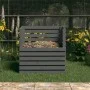 Solid gray pine wood composter 80x80x78 cm by vidaXL, Composters - Ref: Foro24-822189, Price: 117,24 €, Discount: %