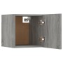 TV-Wandschrank-Set aus grauem Sonoma-Sperrholz von vidaXL, TV-Möbel - Ref: Foro24-3120303, Preis: 127,35 €, Rabatt: %
