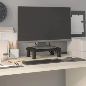 Schwarzer Monitorständer 38x24x10,5 cm von vidaXL, TV-Möbel - Ref: Foro24-51724, Preis: 15,78 €, Rabatt: %