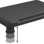 Schwarzer Monitorständer 38x24x10,5 cm von vidaXL, TV-Möbel - Ref: Foro24-51724, Preis: 16,00 €, Rabatt: %