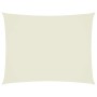 Toldo de vela rectangular tela Oxford color crema 3x6 m