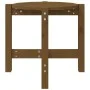 Mesa de centro de madera maciza de pino marrón miel Ø52,5x45 cm de vidaXL, Mesas de centro - Ref: Foro24-822310, Precio: 30,4...