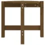 Mesa de centro de madera maciza de pino marrón miel Ø52,5x45 cm de vidaXL, Mesas de centro - Ref: Foro24-822310, Precio: 30,4...