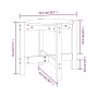 Honigbrauner Couchtisch aus massivem Kiefernholz Ø52,5x45 cm von vidaXL, Couchtisch - Ref: Foro24-822310, Preis: 34,18 €, Rab...
