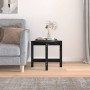 Solid black pine wood coffee table Ø52.5x45 cm by vidaXL, Coffee table - Ref: Foro24-822311, Price: 30,73 €, Discount: %