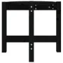 Solid black pine wood coffee table Ø52.5x45 cm by vidaXL, Coffee table - Ref: Foro24-822311, Price: 30,46 €, Discount: %