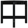 Solid black pine wood coffee table Ø52.5x45 cm by vidaXL, Coffee table - Ref: Foro24-822311, Price: 30,73 €, Discount: %