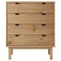 OTTA Kommode aus massivem Kiefernholz 76,5x39,5x90 cm von vidaXL, Schubladen - Ref: Foro24-348582, Preis: 129,52 €, Rabatt: %